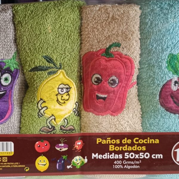 Paños De Cocina Bordados