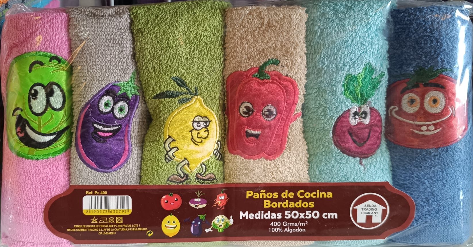 Paños De Cocina Bordados