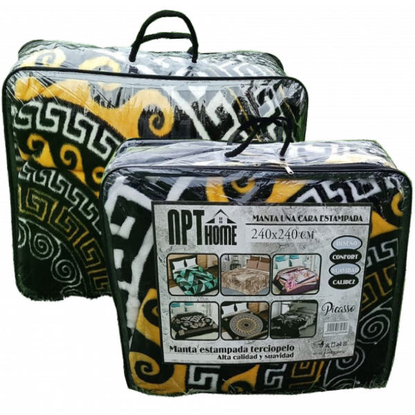 Manta estampada 180  X 240 cm
