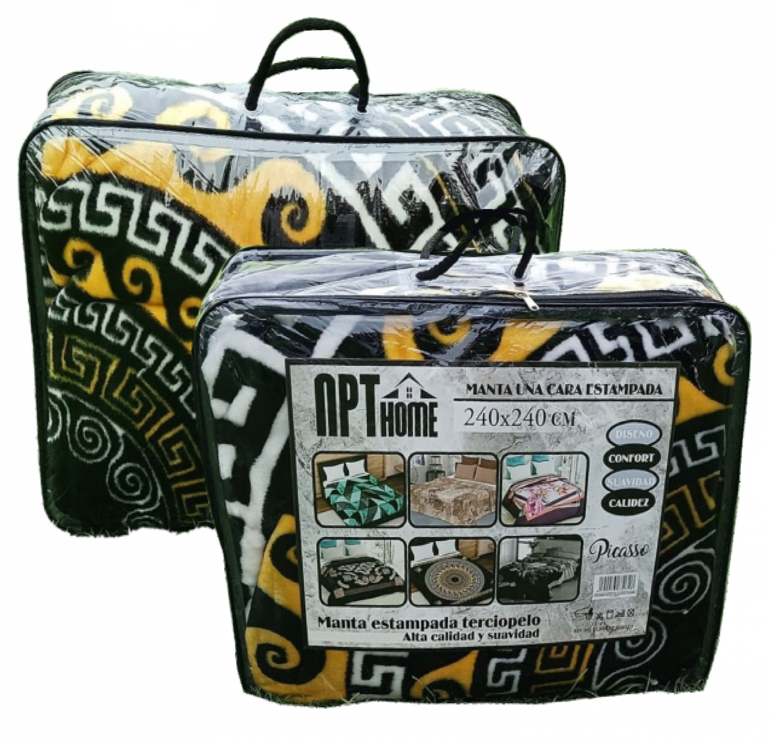 Manta estampada 180 X 240 cm