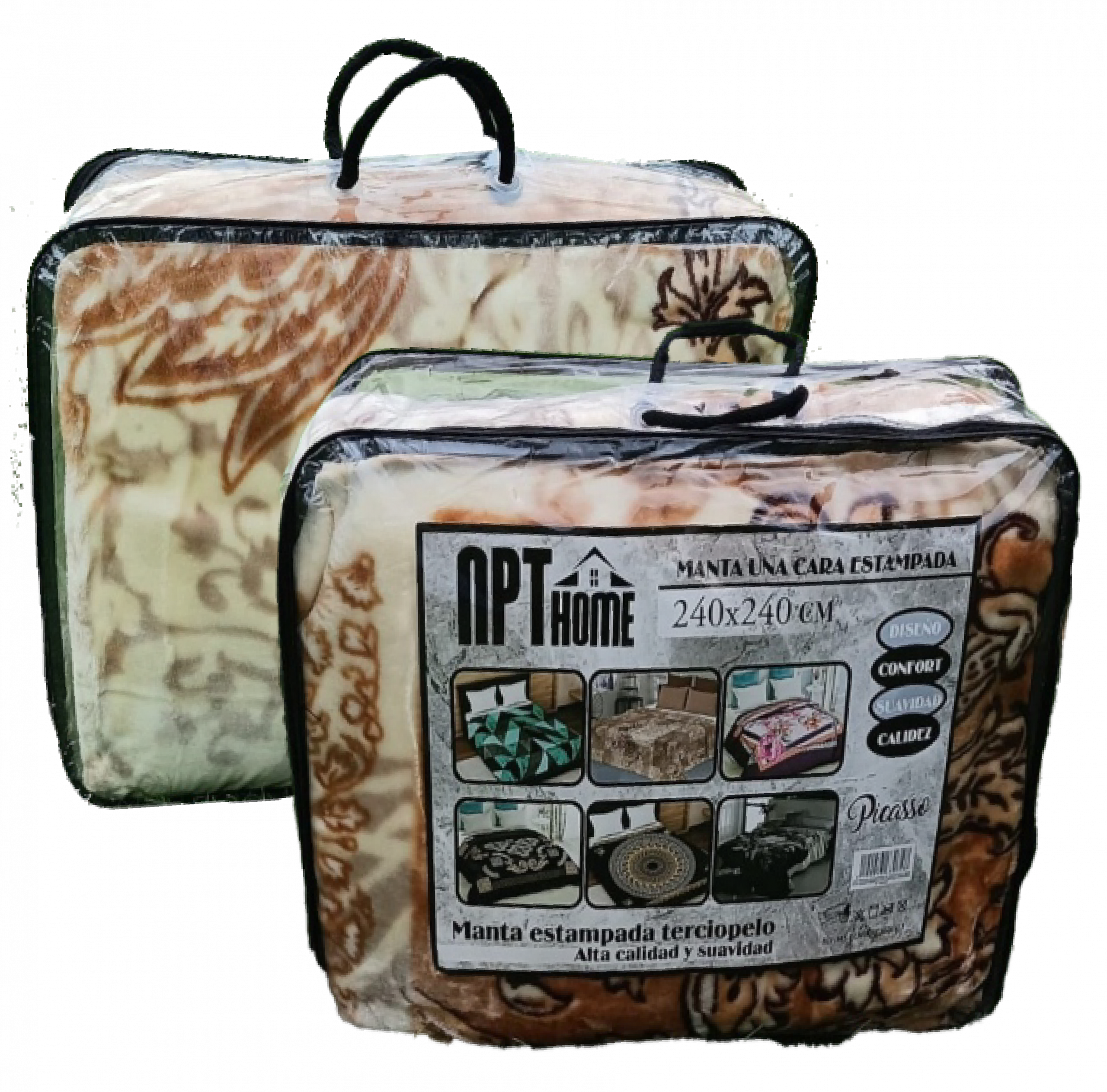 Manta estampada 180 X 240 cm