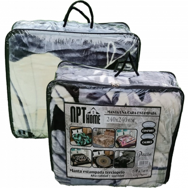 Manta  estampada 180  X 240 cm