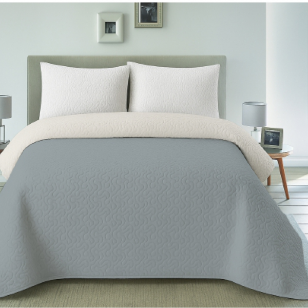 Colcha Bouti Bicolor Microfibra