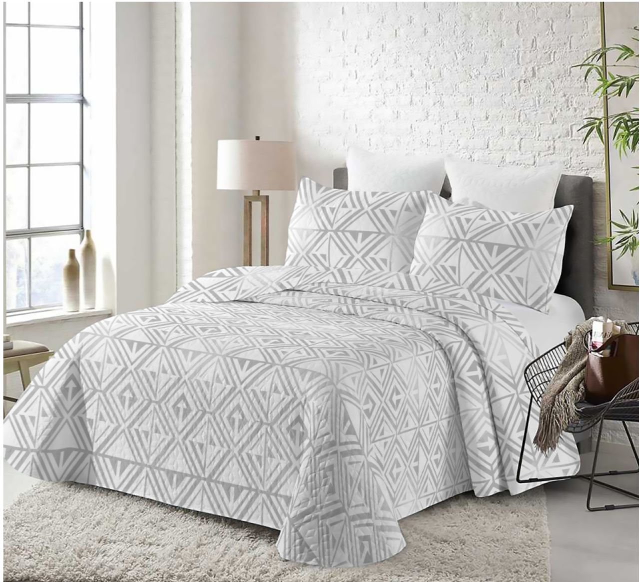 Bouti Estampado Reversible con Cojines